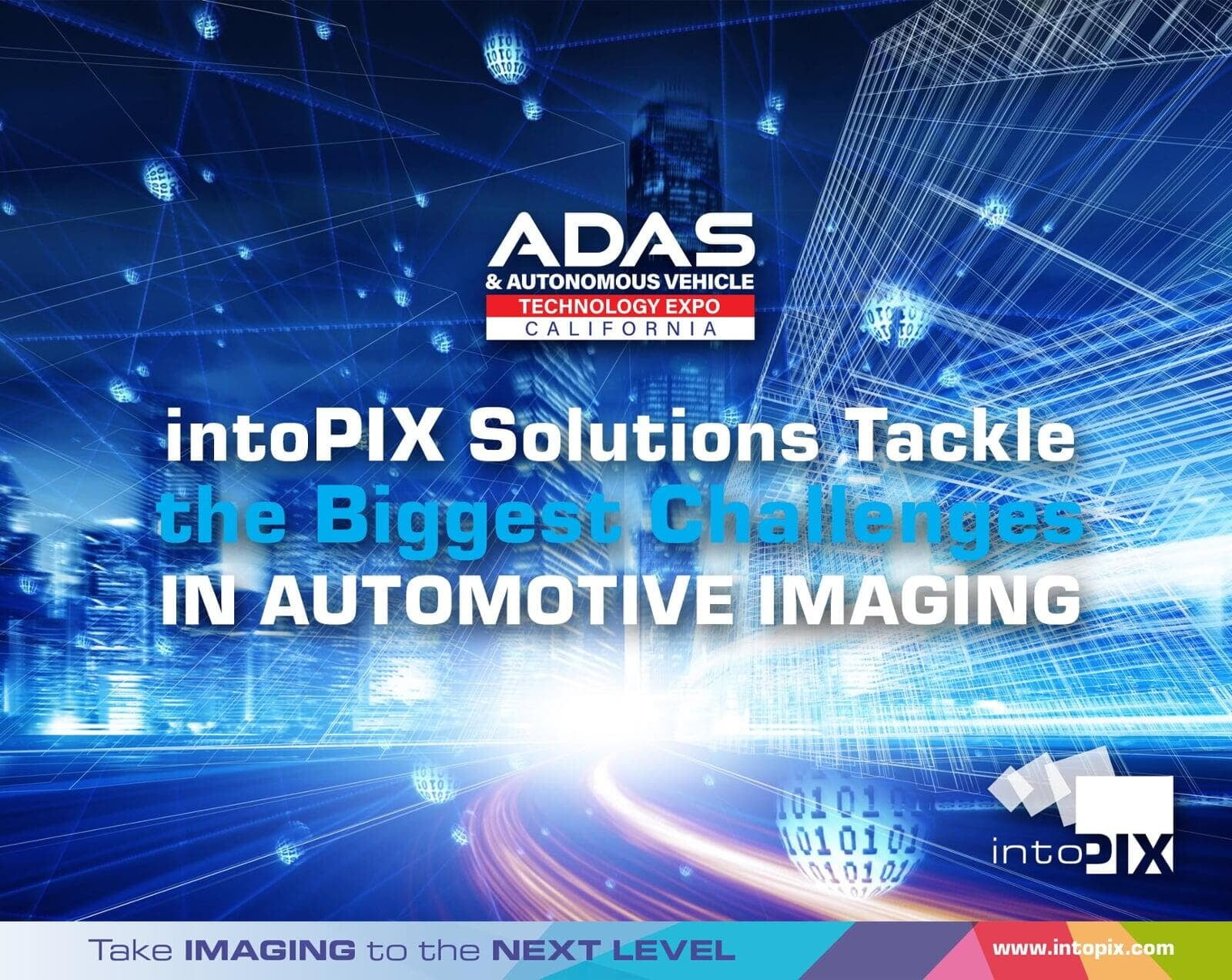 intoPIX 解決方案解決汽車成像領域的最大挑戰 ADAS & 2024年自動駕駛汽車博覽會